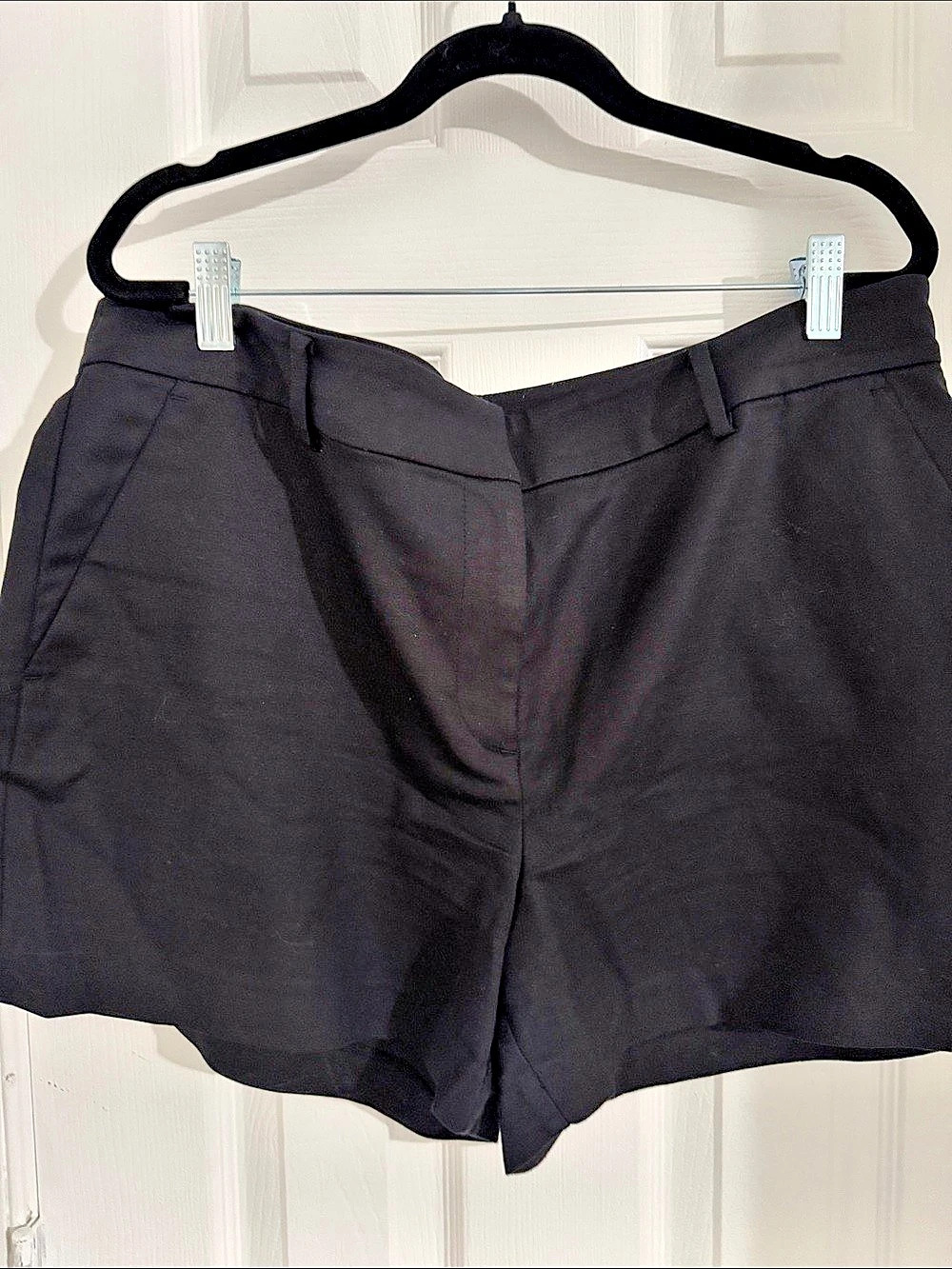 LOFT The Riviera Short Bermuda Shorts Black Size 14